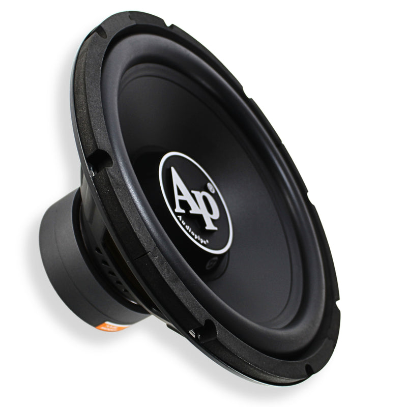 Audiopipe Pro 12" 300W 4-Ohm Subwoofer Pair + 800W Class D Full-Range Amp Combo