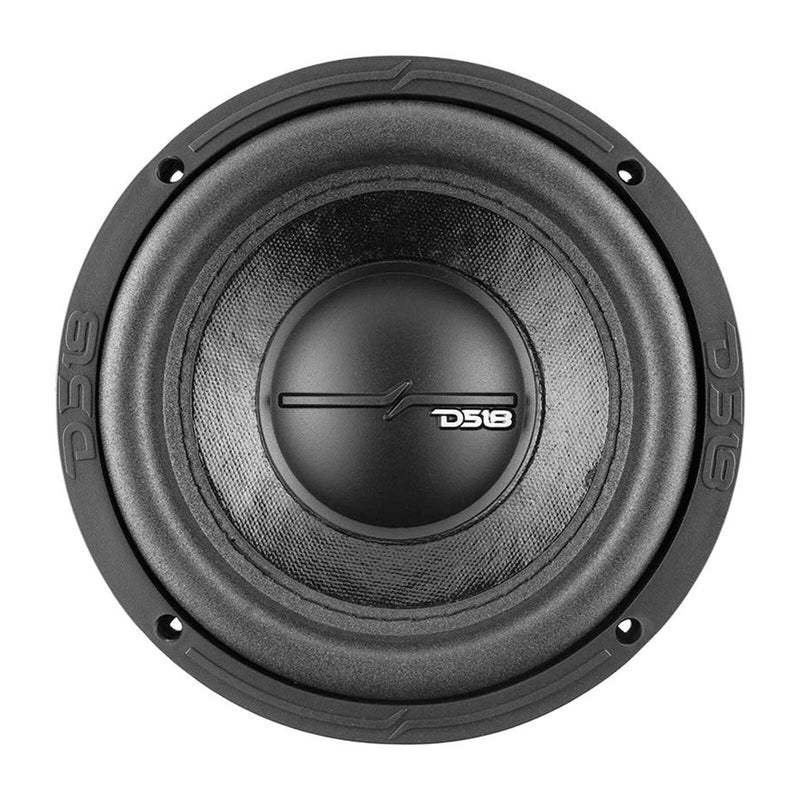 DS18 6.5" 300W RMS Dual 4-Ohm Car Subwoofer Elite-Z ZR6.4D