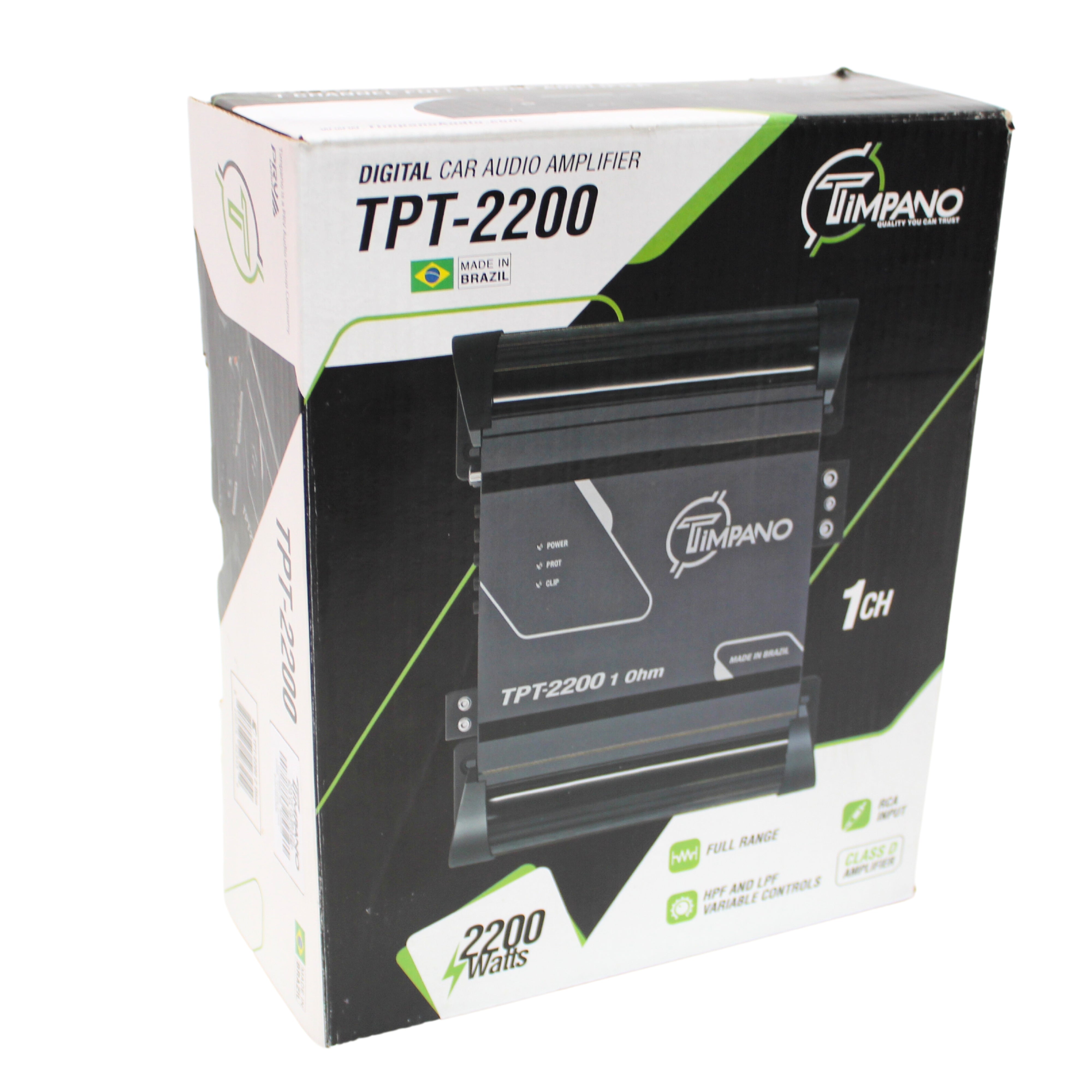 Timpano 1 Channel 2600W 1 Ohm Class D Monoblock Full Range