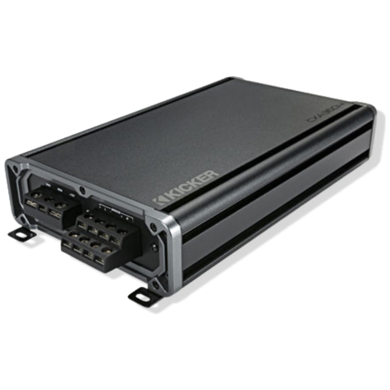 Kicker Full Range 4 Channel Car Amplifier Class A/B 360W RMS 2 Ohm + Install Kit