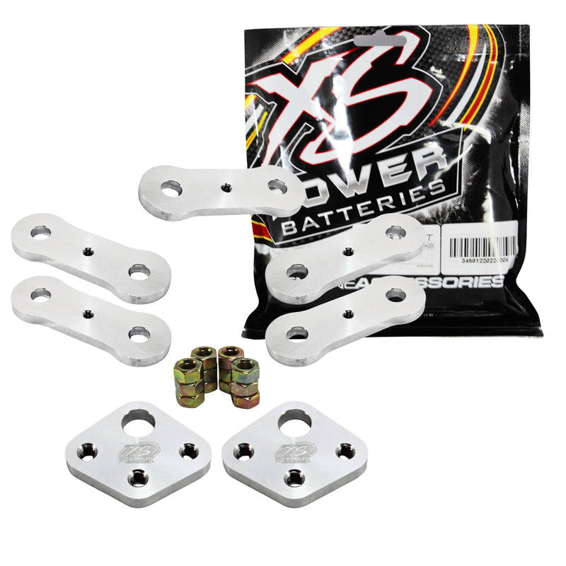 XS Power 6 Pack DIY Kit White 40AH LTO Cell Bank 2.3v W/ Dog Bones & Balancer