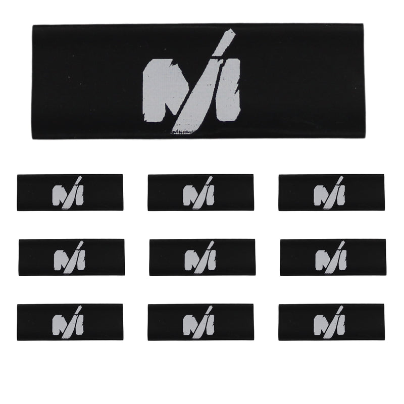 4 Gauge 3:1 Heat Shrink with Deaf Bonce/Avatar Logo 10 Pack Black