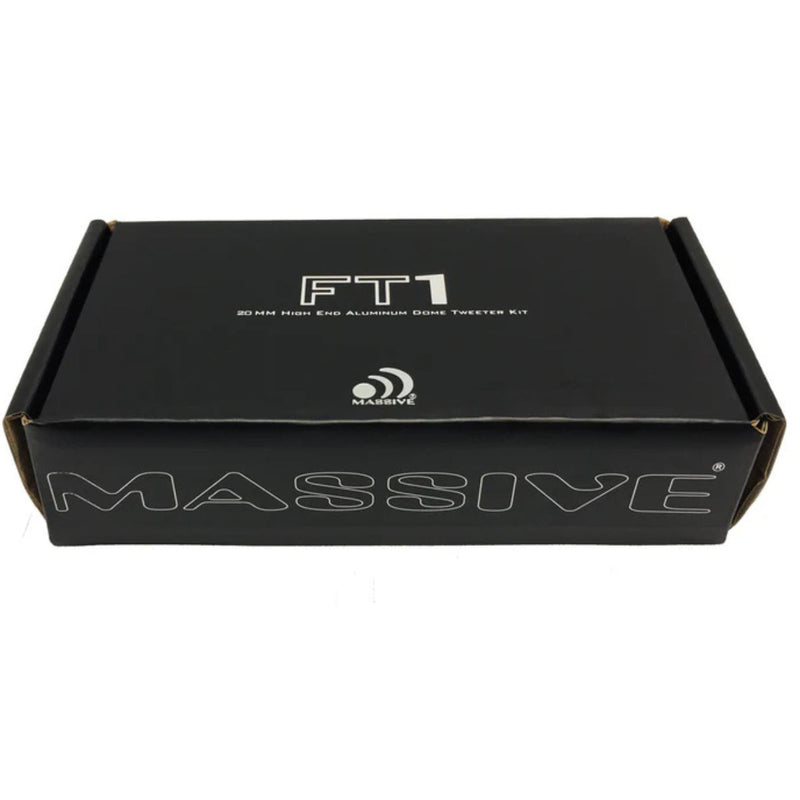 50W RMS Multi-Mount 20mm Aluminum Dome Tweeters Pair with 6dB Crossover MA-FT1