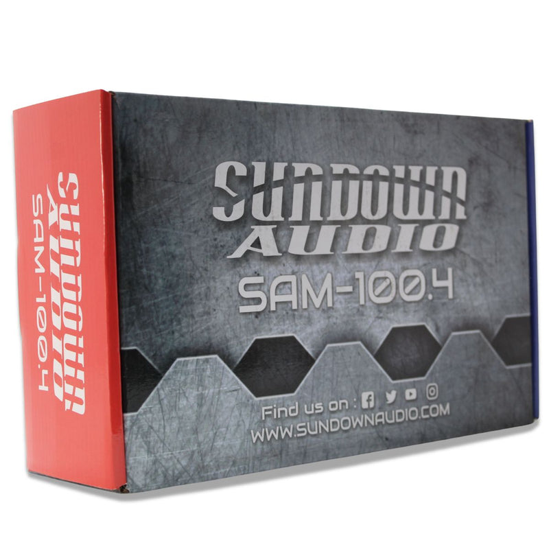 Sundown 700W 4 Ohm 4-Ch Class D Powersport Amplifier Bluetooth IP67 PS-SAMv21004