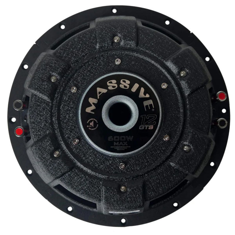 12" 350 Watt RMS Dual 4 Ohm Car Audio Subwoofer Massive Audio GTS12