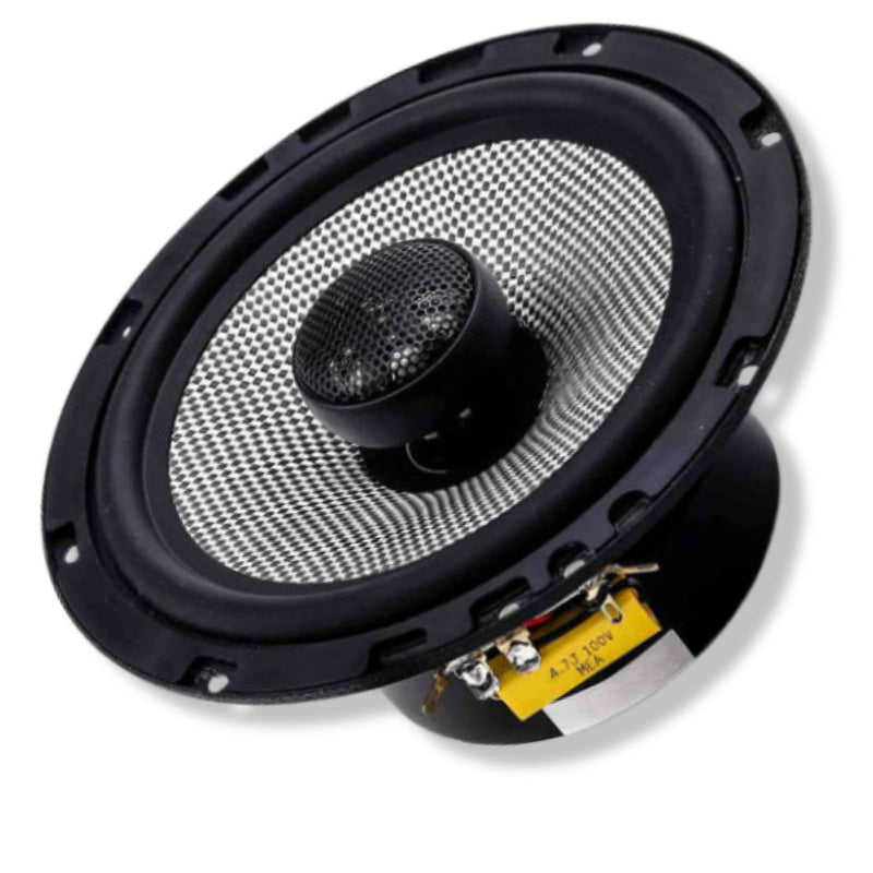 American Bass 6.5" 80 Watt 4ohm Coaxial Speakers w/Neo Swivel Tweeter Pair SQ6.5