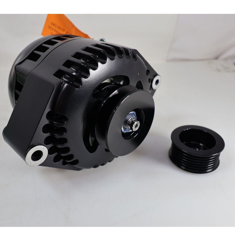 Mechman S-Series 170 Amp Racing Alternator 63 - 85 GM Black Finish OPEN BOX
