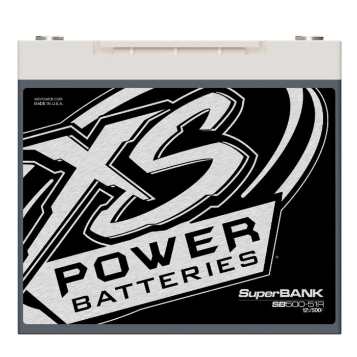 XS Power 12V BCI Group 51R, Super Capacitor Bank, Max Power 4,000W, 500 Farad