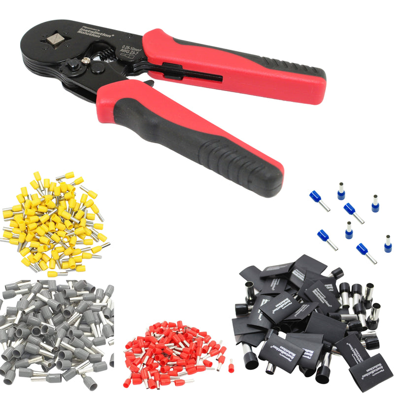 Installation Solution 7" Ferrule Crimper with 8/10/12/14/16/18 Ga Ferrules