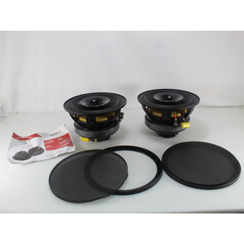 B2 Audio Pair of RAGE 8" 4-Ohm 250 Watt RMS Coaxial Speakers RAGE8CXP OPEN BOX