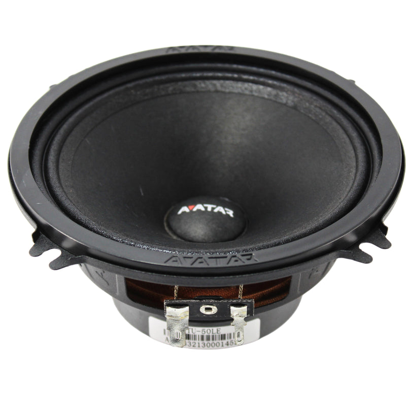Avatar Car Audio 5.2" 4 Ohm 70W RMS Mid-Range Speakers Pair MTU-50LE