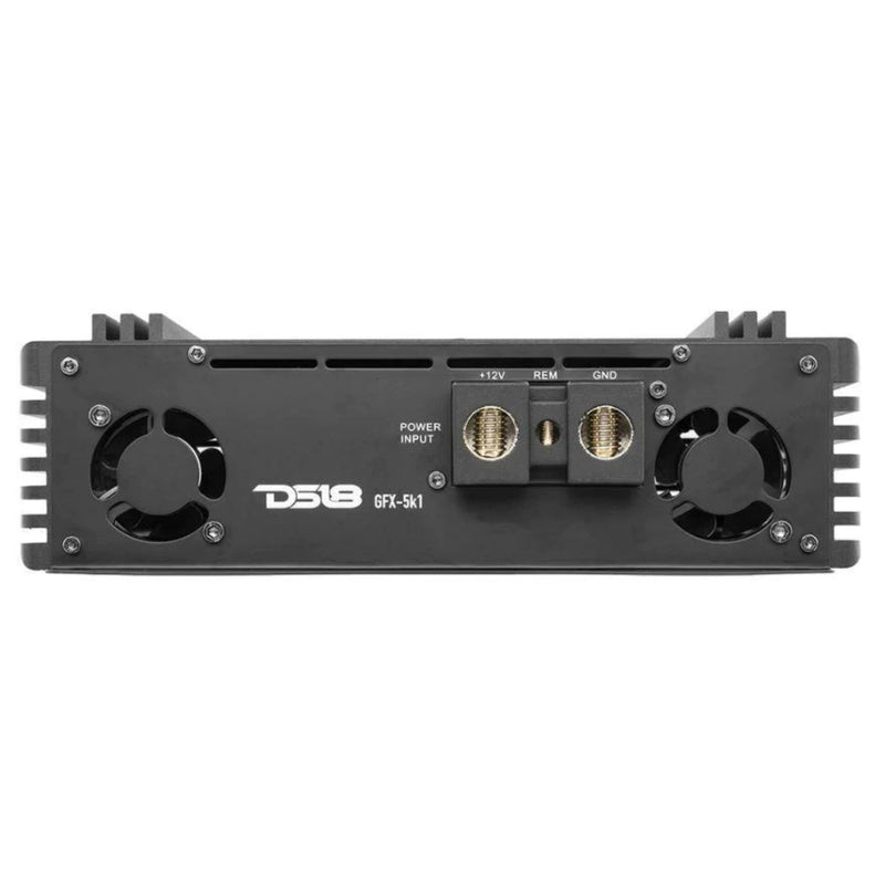 DS18 GFX Series Monoblock 5000 Watts 1 Ohm Class D Full Range Amplifier GFX-5K1