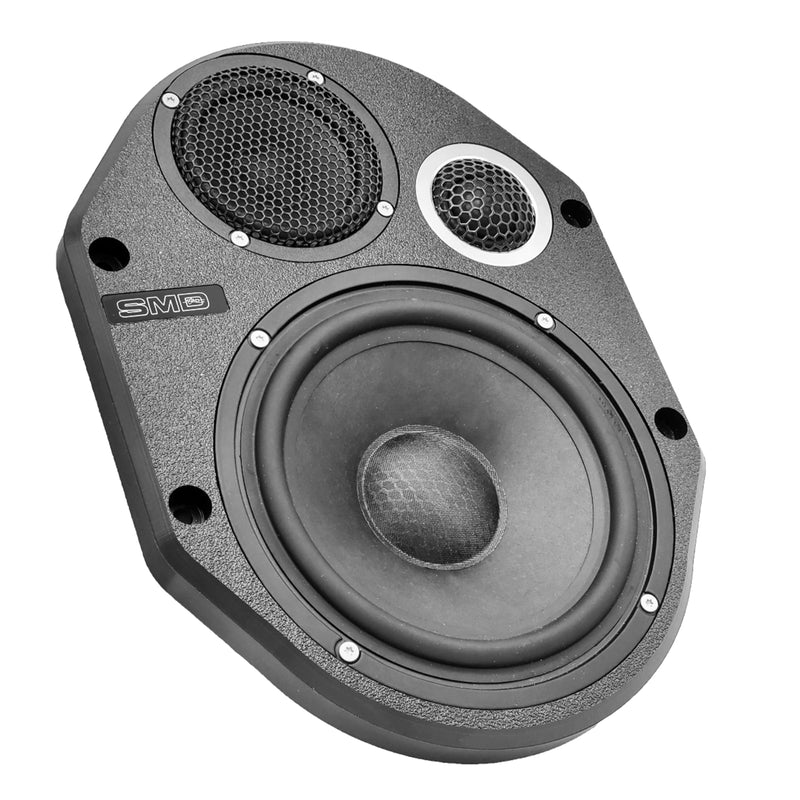 Pair of SMD Ford 3-Way Black Speaker Adapters for Ford F-150, F-250 & F-350