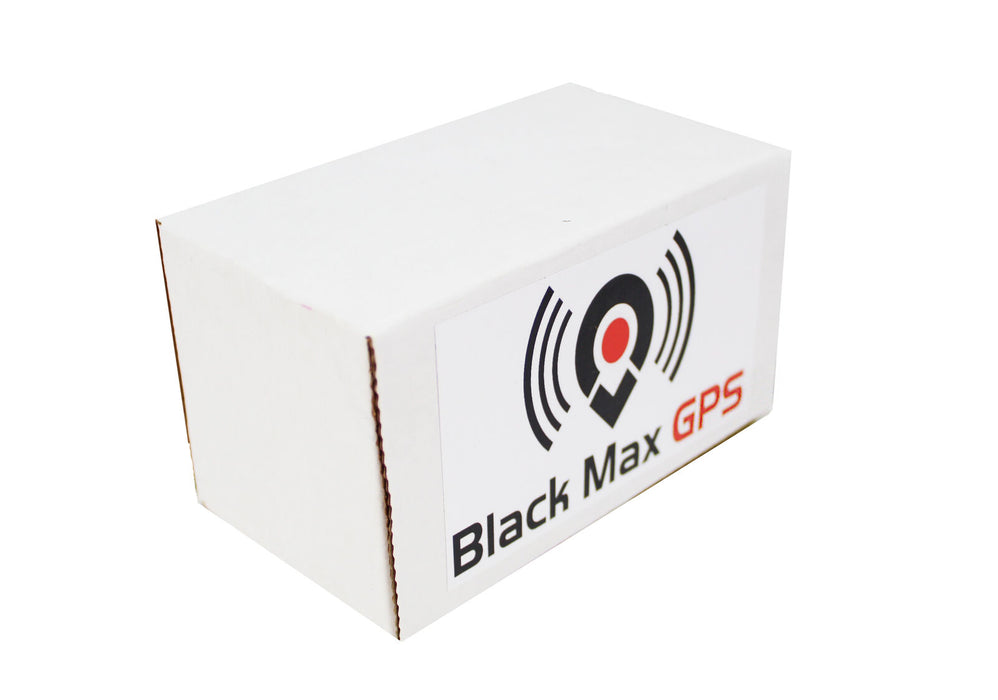 Black Max GPS Real-Time GPS Tracking w/ Theft Fence & Speeding alerts