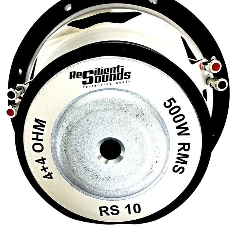 Resilient Sounds V2 Entry LVL 10" Dual 4 Ohm 600 Watt RMS Subwoofer