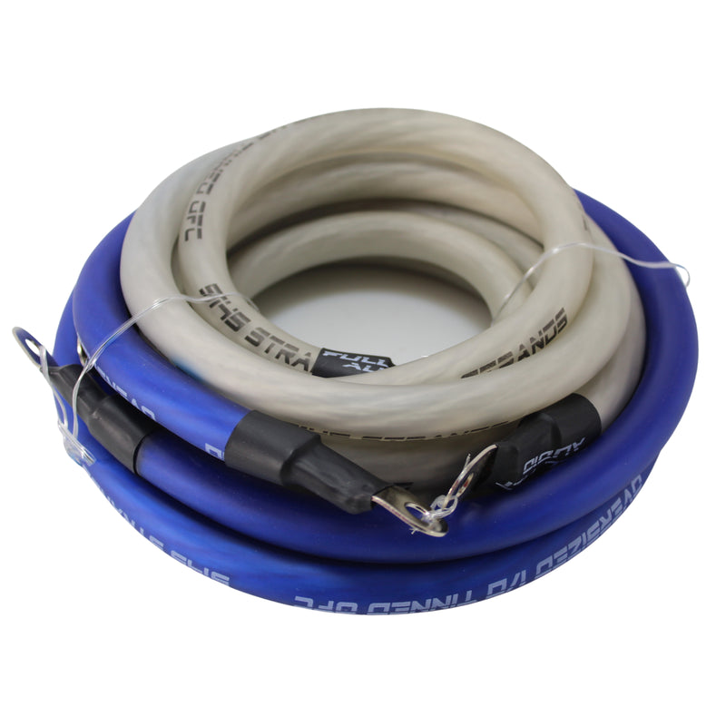 Full Tilt 1/0 AWG Blue/Clear Big 3 Wiring Upgrade Kit