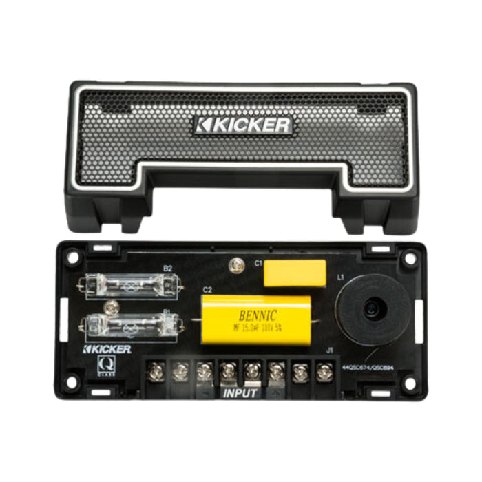 Kicker Q-Class 6" x 9" 4 Ohm 200 Watt Coaxial Speakers w/Crossovers 44QSC694