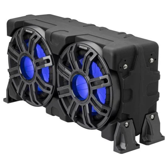 10" 4-Ohm 400 Watts RMS Loaded Marine Subwoofer Enclosure with Passive Radiator