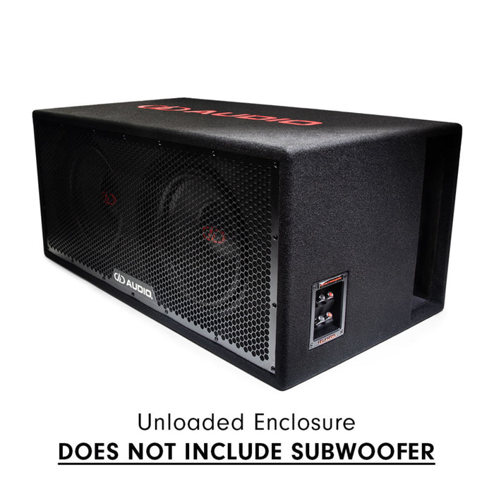 Double 12" Unloaded Enclosure (DOES NOT INCLUDE SUBWOOFER) DD Audio UE-12.2