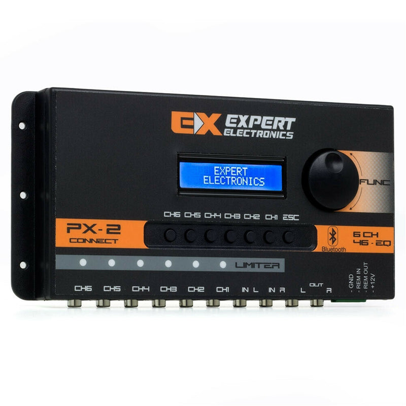 Expert Electronics 6 CH Bluetooth Equalizer 48 Band Sound Processor PX2 Connect