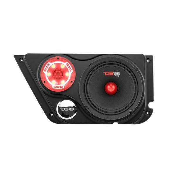 DS18 Front Door Left and Right Refit Kit for Jeeps 6.5" MidrangeTweeter JK-FD-LR