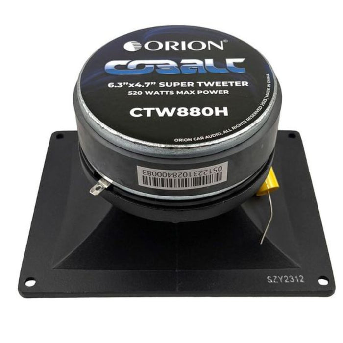 4x6" 130 Watt RMS 4-Ohm Pro Car Audio Super Tweeter Orion Cobalt Series