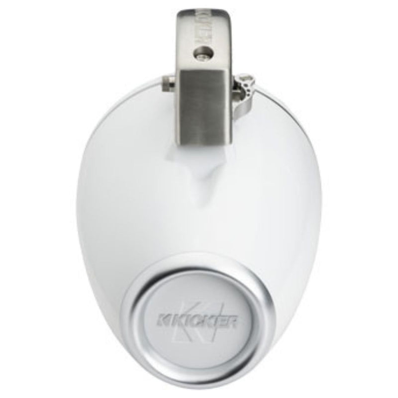 8" 500W RMS 4-Ohm Marine HLCD Tower Speakers Pair KICKER KMTCXL8 White