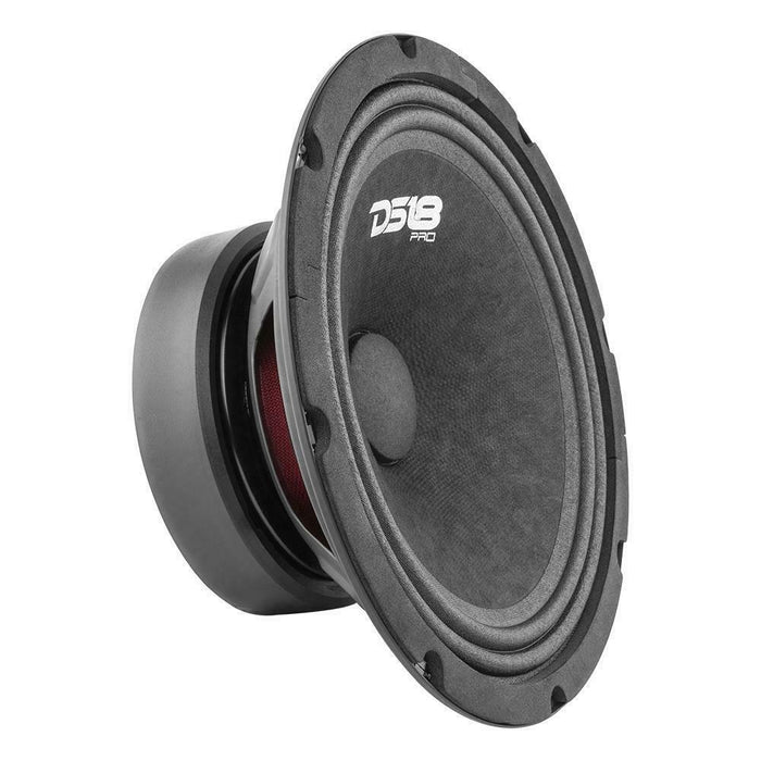 DS18 PRO-GM8.4PK2 8" 1400W 4 Ohm Midrange Loudspeaker & Bullet Tweeter Package