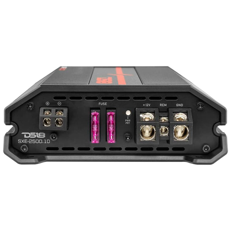 DS18 SXE 2500.1D Compact Monoblock 800 Watt Class D 1-Ohm Bass Amplifier