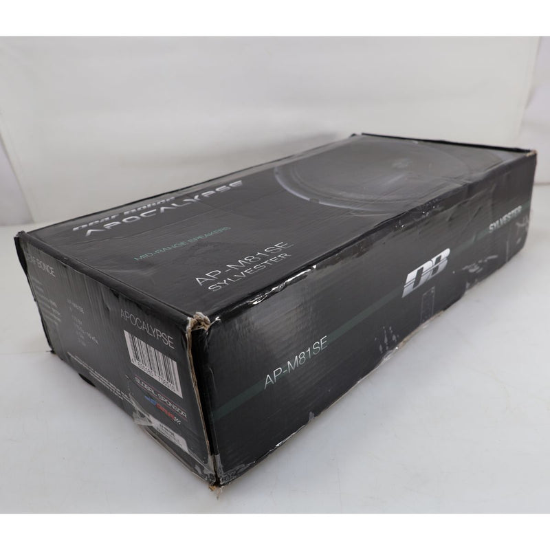 Deaf Bonce APOCALYPSE Black 8" 170W RMS 4-Ohm Midrange Speakers Pair OPEN BOX