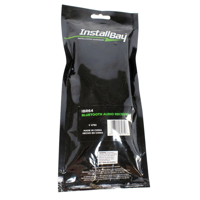 Install Bay Universal Waterproof BT Audio Receiver RCA Output Converter IBR64.