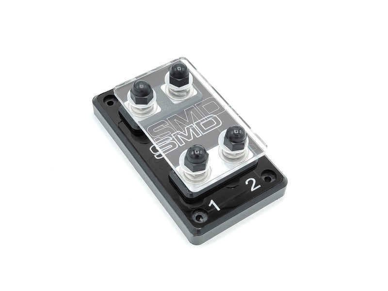 Steve Meade Designs Heavy Duty Industrial ANL Double Fuse Block w/ Clear Cover