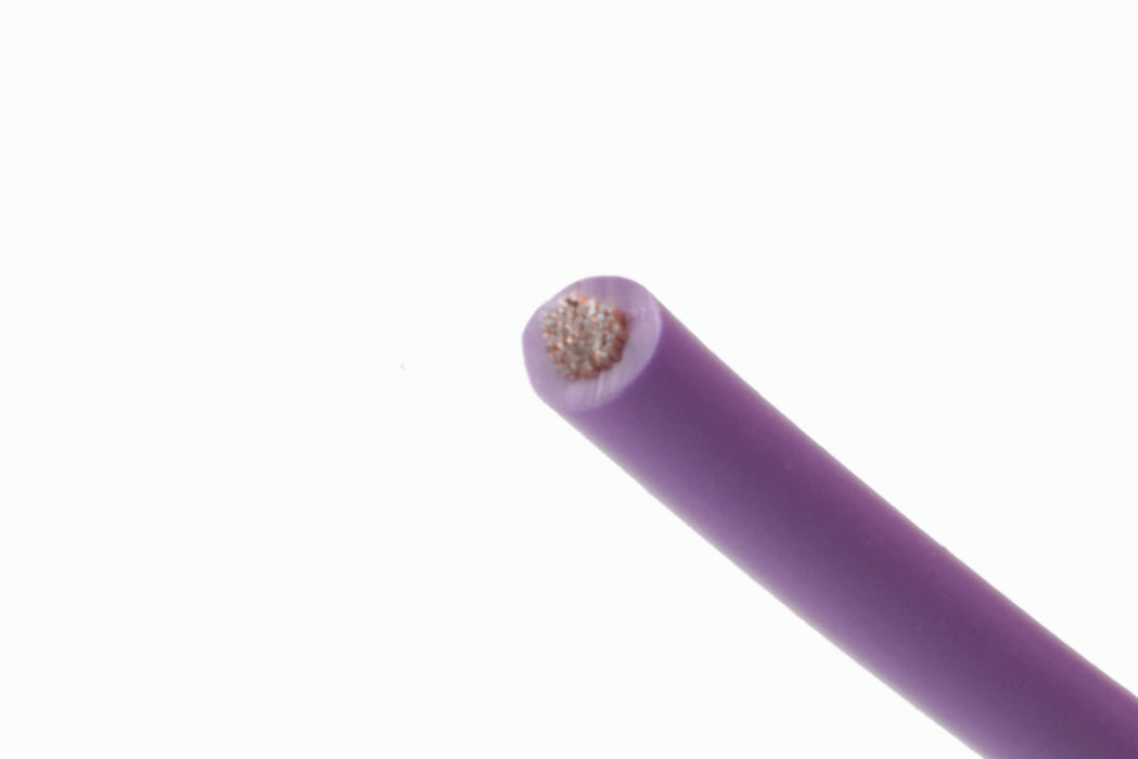 14 GA 100 FT Roll Purple Stranded CCA Primary Wire Lot Cut By The Foot