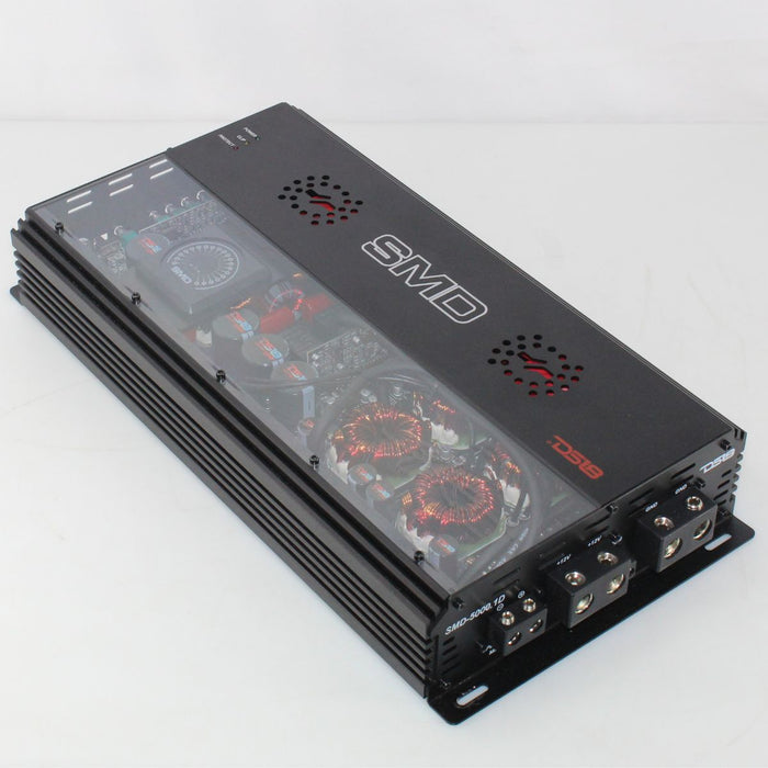 DS18 5K RMS 1-Ohm Stable Class D Mono Amplifier w/Voltmeter SMD-5000.1D OPEN BOX