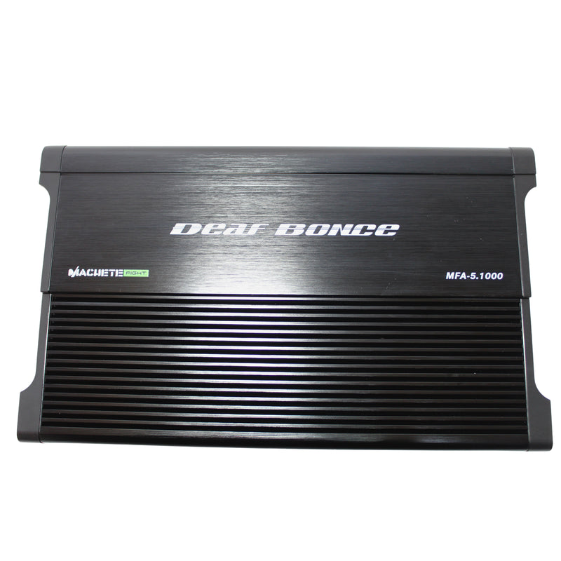 Deaf Bonce 980 Watts RMS 2-Ohm 5-Channel Class-D Machete Amplifier Full Range