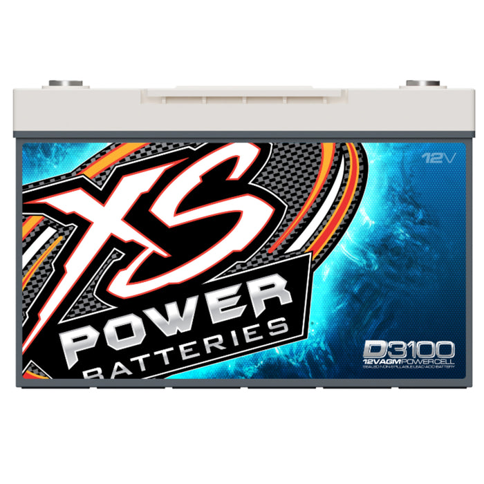 XS Power 12V BCI Group 31, 127 AH AGM Battery, 5000W Starting Battery OPEN BOX