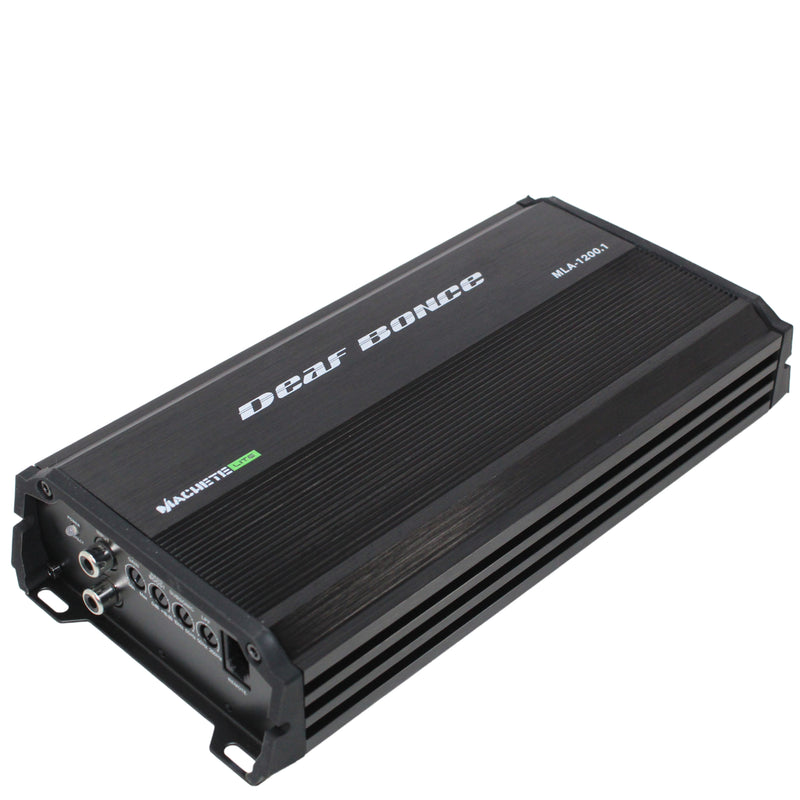 Deaf Bonce 1200W 1 ohm RMS Class D Monoblock Machete Power Amplifier MLA-1200.1