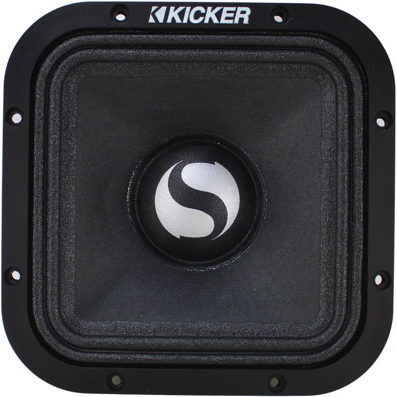 Kicker Street Series 7" 250W RMS 4-ohm SVC Square Midrange Speakers / 49ST7MR4