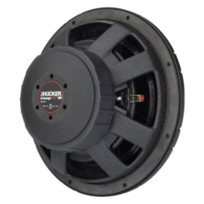 10" 180W RMS  4-Ohm SVC Subwoofer Kicker CompVT Series/ 52CVT104