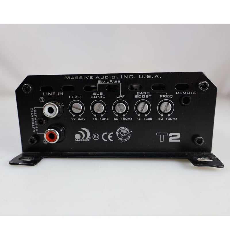 Massive Audio 800 Watt Monoblock Amplifier Marine Water Resistant T2 Refurbished