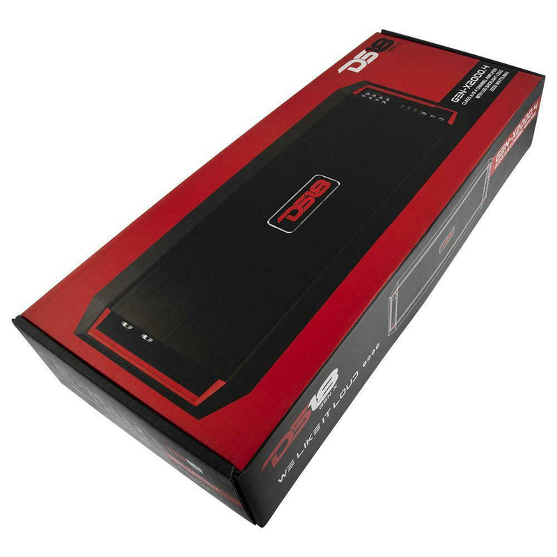 DS18 Full Range Class AB 4 Channel 2000 Watts 2 Ohm Amplifier GEN-X2000.4 - Big Jeff Online Inc