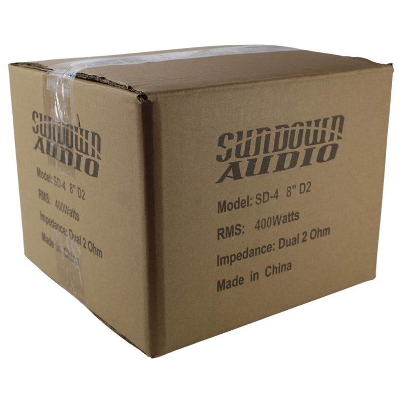 Sundown Audio 8" 400 Watt RMS Dual 2-Ohm SD-Series Neo Subwoofer SD4-8-D2