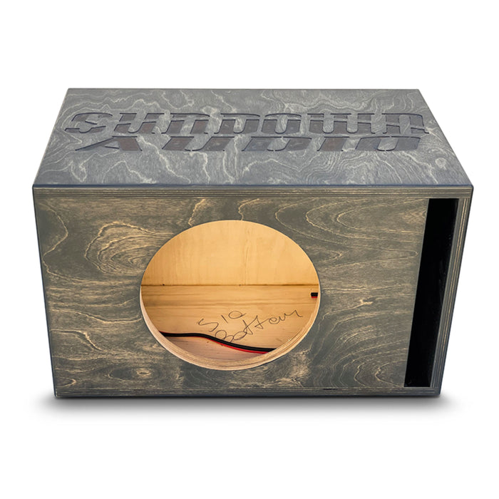 2500W RMS DVC 1 or 2-Ohm 10" Z Series V6 Subwoofer w/Single 10" Birch Ported Box