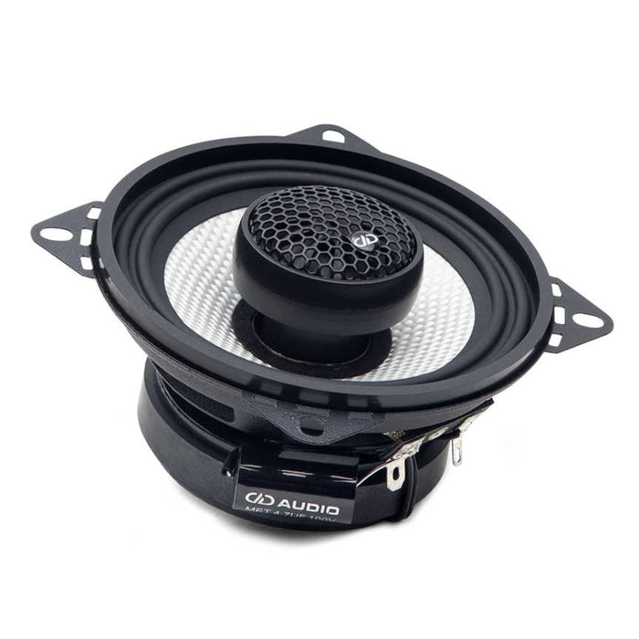 DD Audio 4" 3 Ohm 175W Peak/50W RMS Coaxial Speaker w/ Silk Dome Tweeter D-X4b