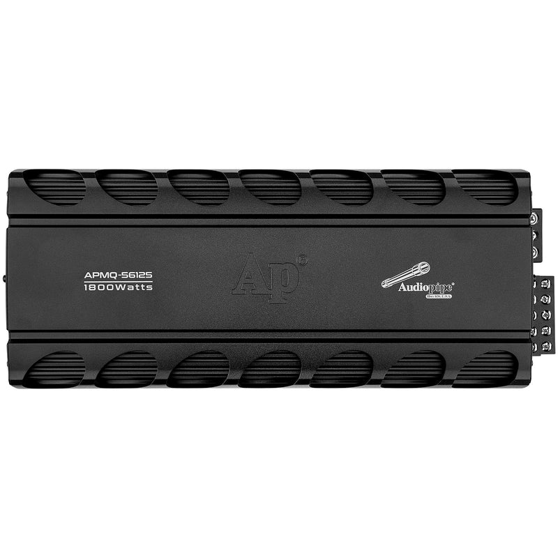 1800 Watt 2-Ohm 5-Channel AB Full Range Mini Amplifier Audiopipe APMQ-56125