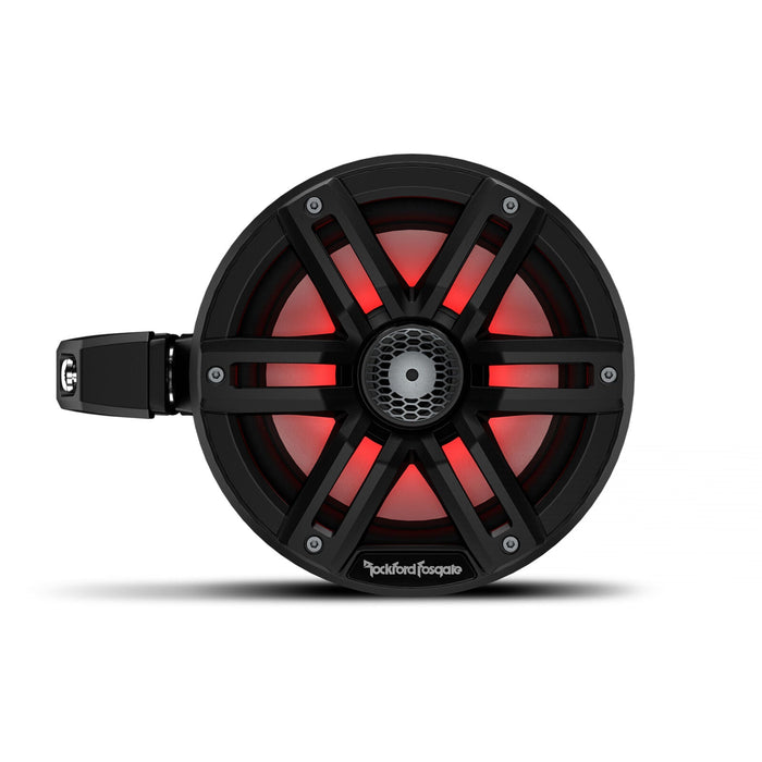 Pair Rockford Fosgate M2WL-65MB 6.5" 600W 4Ohm Marine & Powersports RGB Speakers