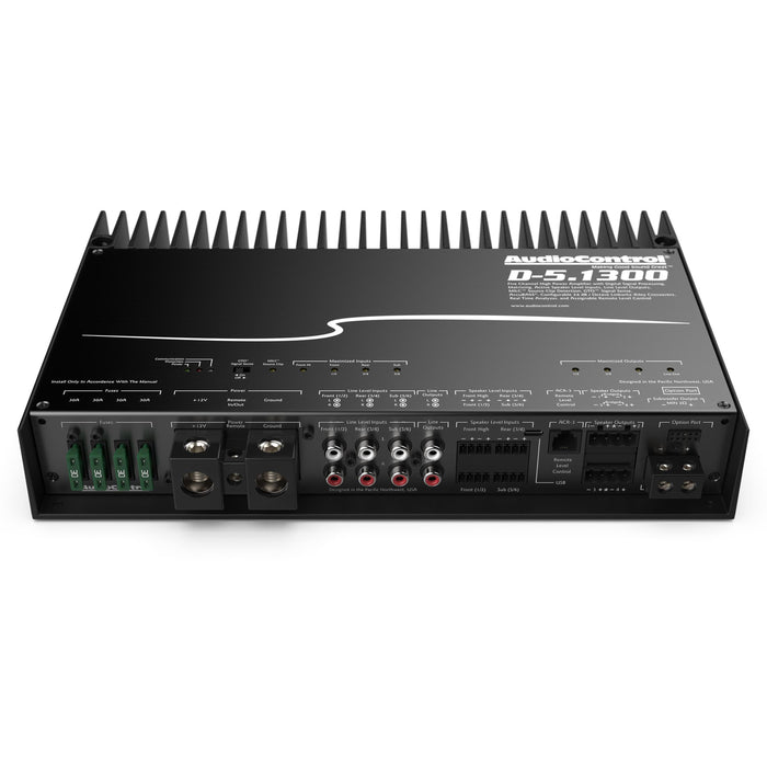 AudioControl 5 Channel 1300W 4 Ohm Amplifier with Built-In DSP Matrix D-5.1300