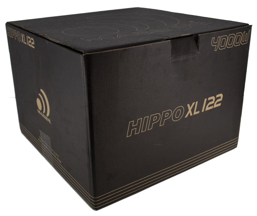 Massive Audio 12" 4000 Watt Subwoofer Dual 2 Ohm 3" VC Competition HIPPOXL122