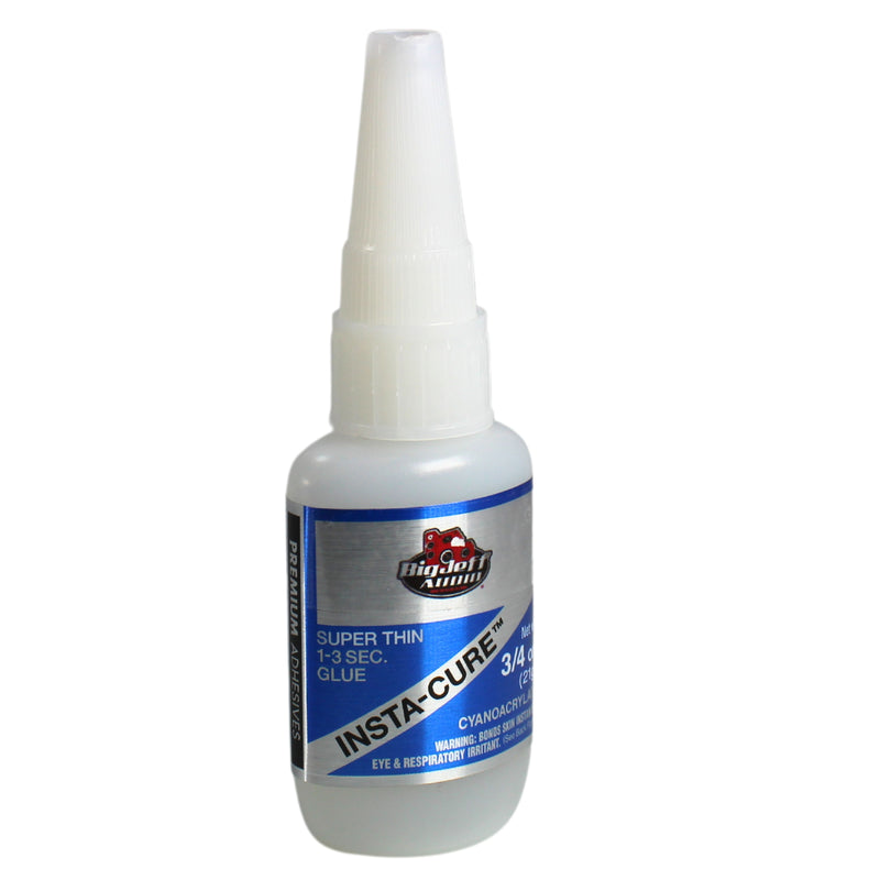 Big Jeff Audio 1/2 to 8 oz Insta-Cure CA Glue Water-Thin, Fast-Acting Adhesive