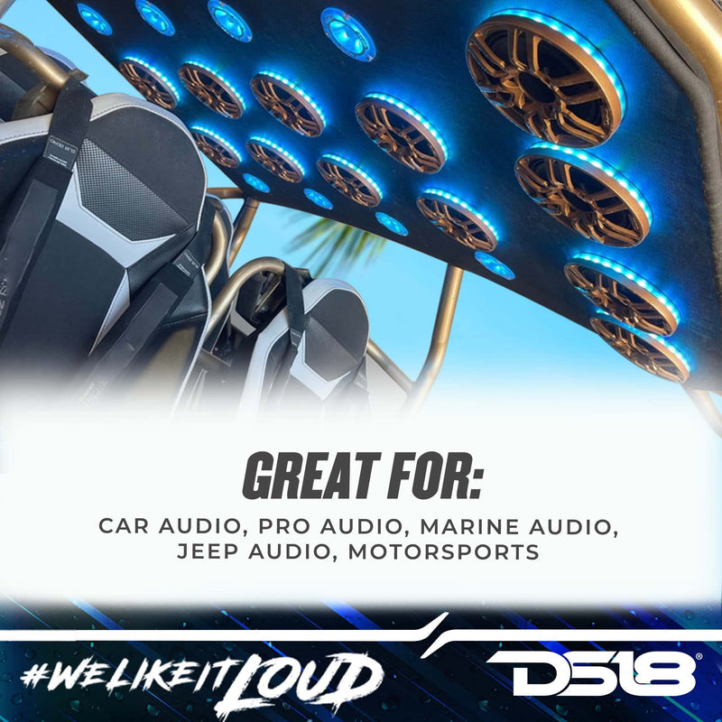 DS18 NXL-LRING6 RGB LED Waterproof Mounting Ring for 6.5" Speakers